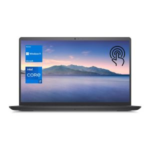 Dell Inspiron 3520 15.6″ Touchscreen i7 Laptop, 15.6″ FHD Touchscreen, Intel Core i7-1255U, 32GB RAM, 1TB SSD, Numeric Keypad, Webcam, SD Card Reader, HDMI, Wi-Fi, Windows 11 Home, Black